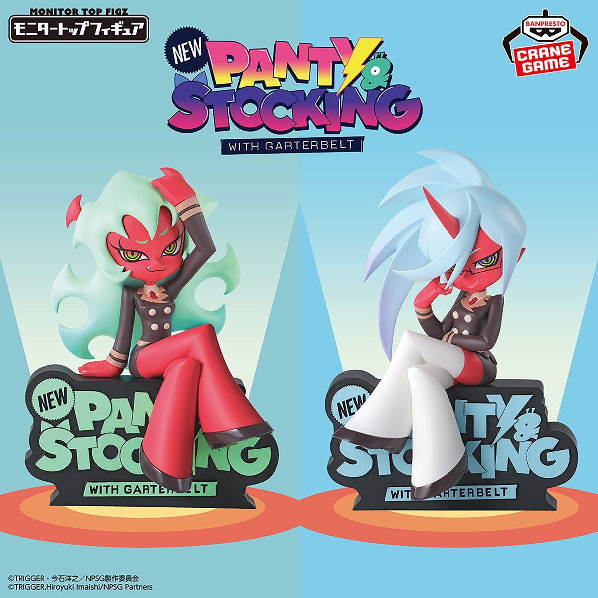 "New PANTY & STOCKING with GARTERBELT" Monitor Top Figure~Scanty and Kneesocks~ ※B: Kneesocks