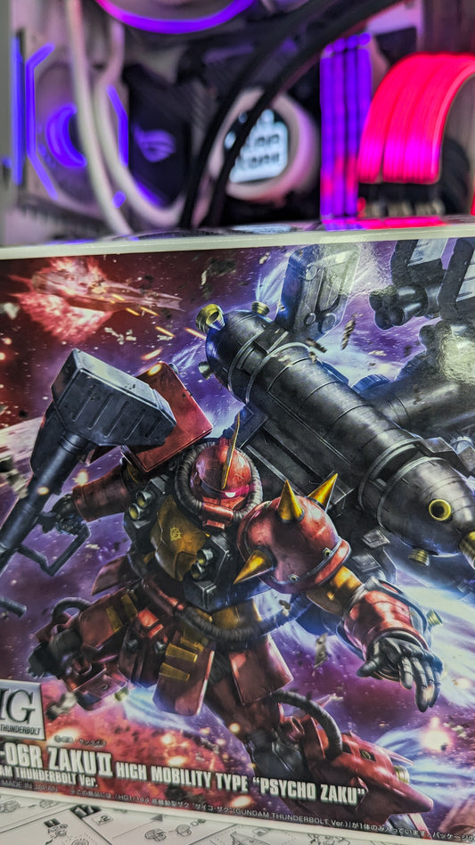 HG High Mobility Type Zaku Psycho Zaku (Gundam Thunderbolt Ver.) Anime Ver.