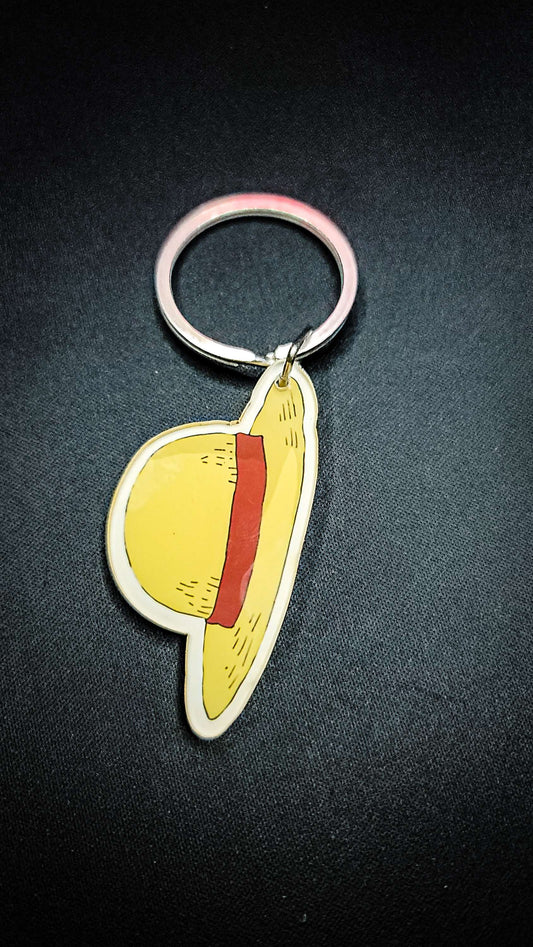 Straw Hat Keychain