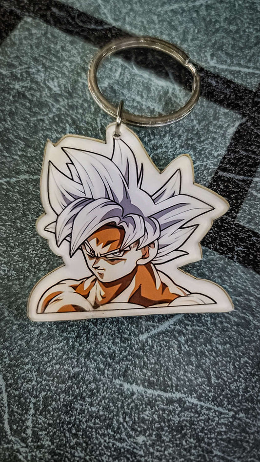 Master Ultra Instinct Goku Keychain