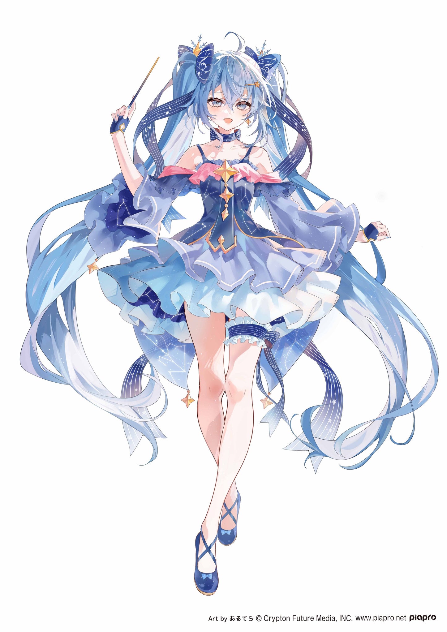 "Character Vocal Series 01 Hatsune Miku" AMP+ SNOW MIKU ALL STARS Figure 2017 Ver.