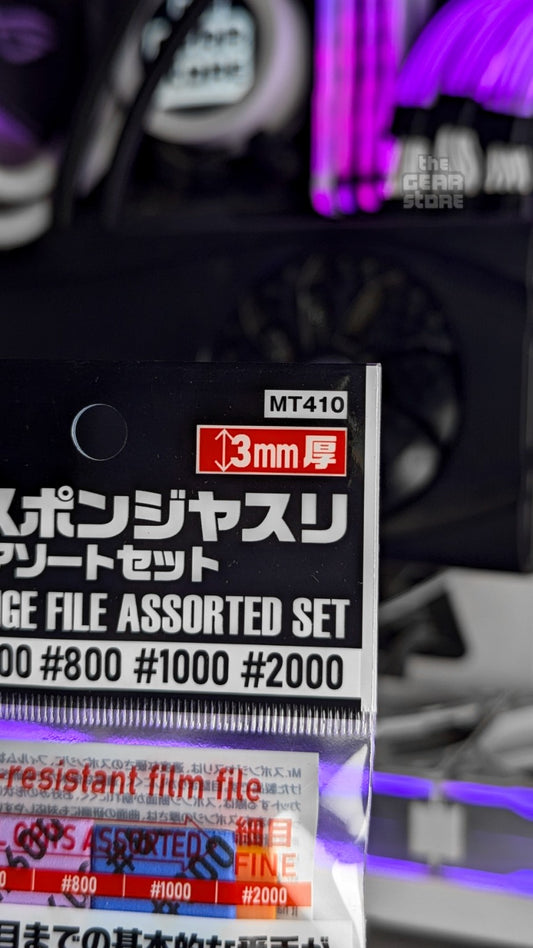 Mr. Hobby Mr. Sponge File Assorted Set MT410 3mm thickness detail