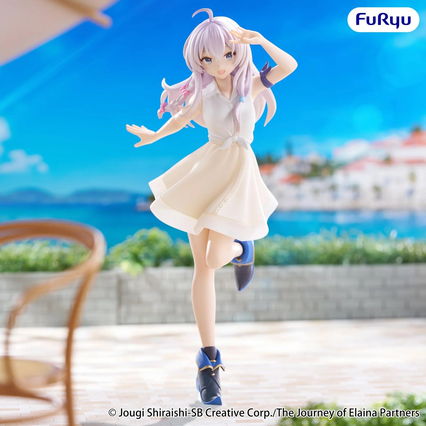 "Wandering Witch: The Journey of Elaina" Muchute Figure Elaina White Ver.