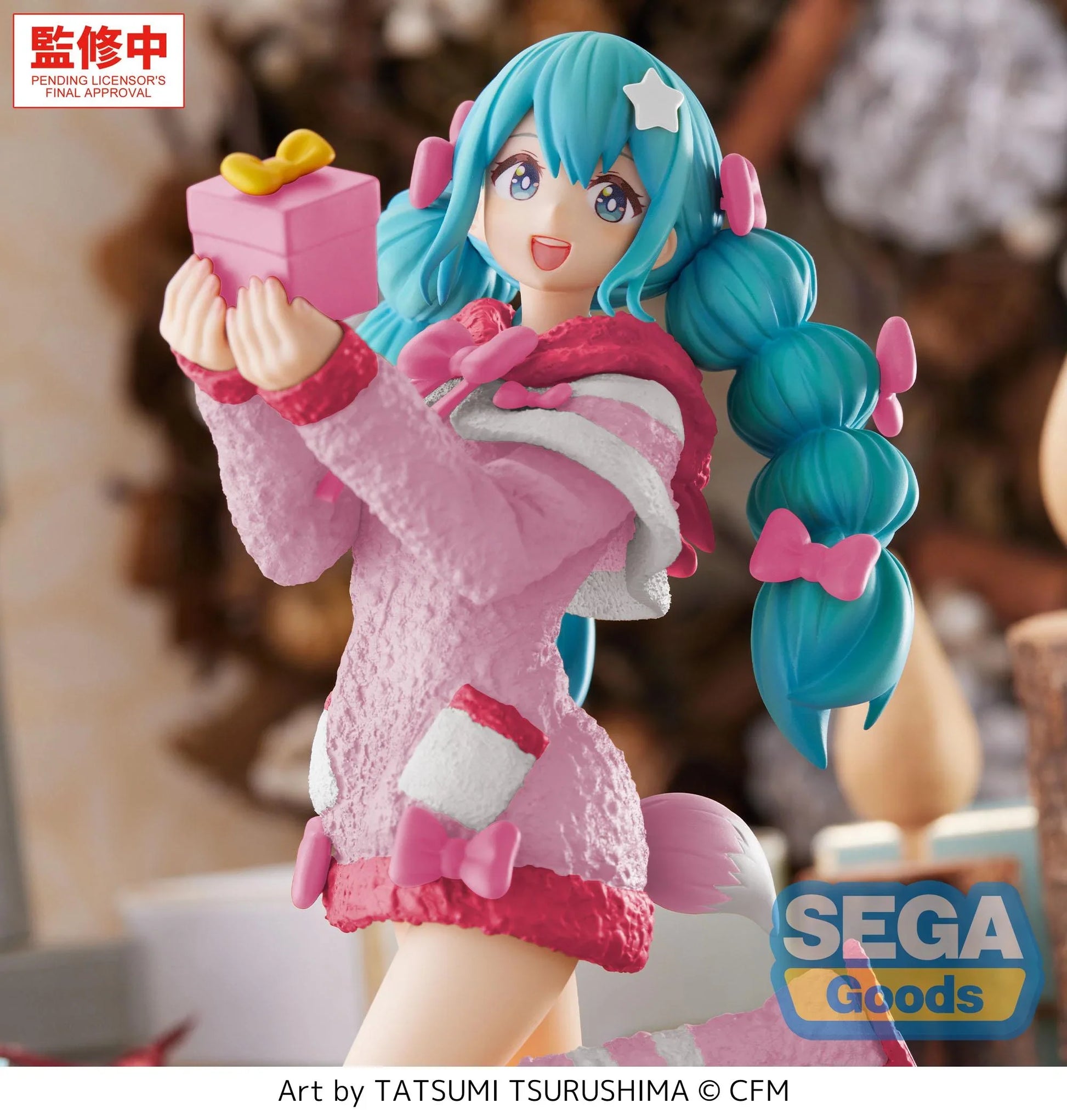 "Hatsune Miku Series" High Premium Figure Hatsune Miku Mokomoko Christmas Ver.