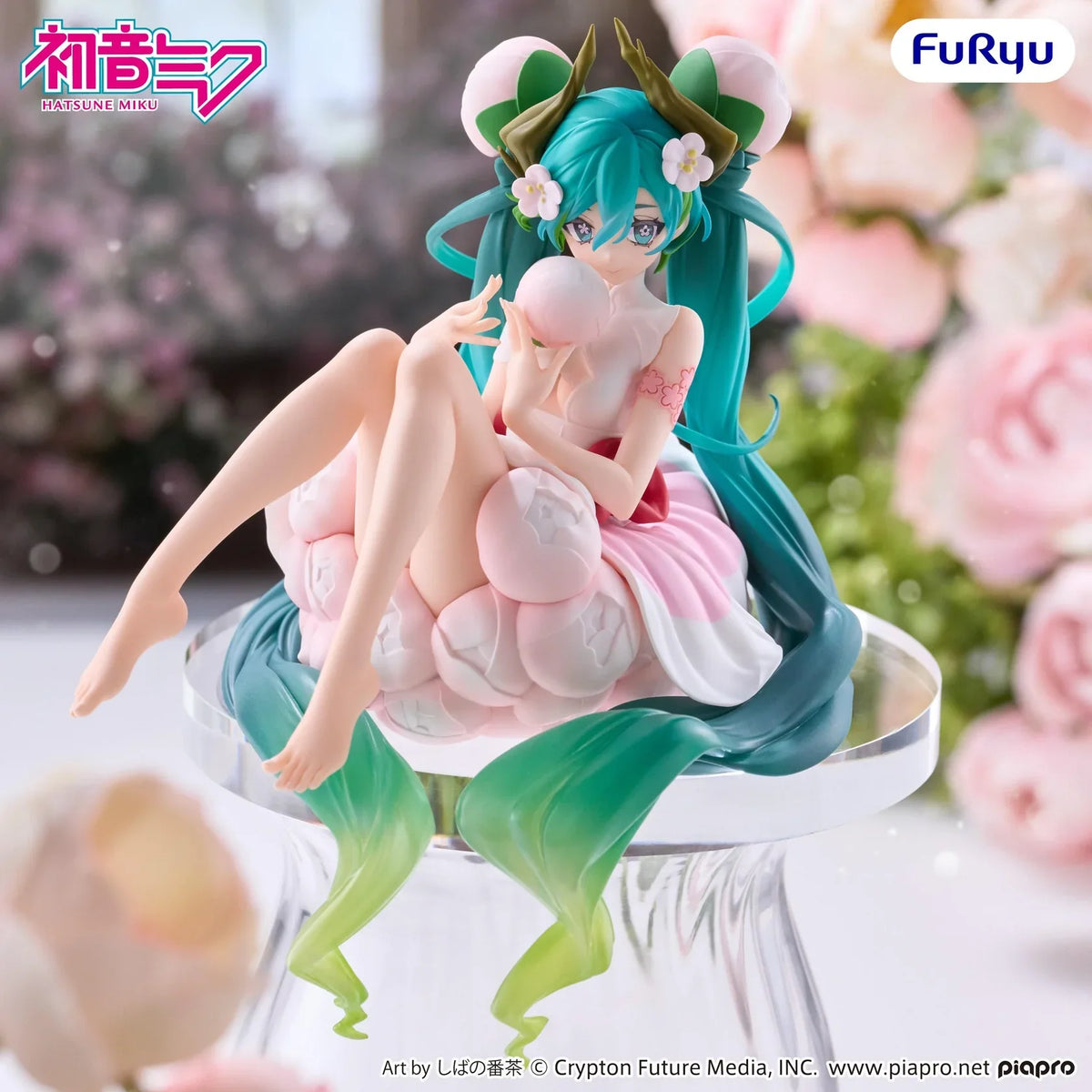 Hatsune Miku Noodle Stopper Figure Flower Fairy White -Plum Blossom-