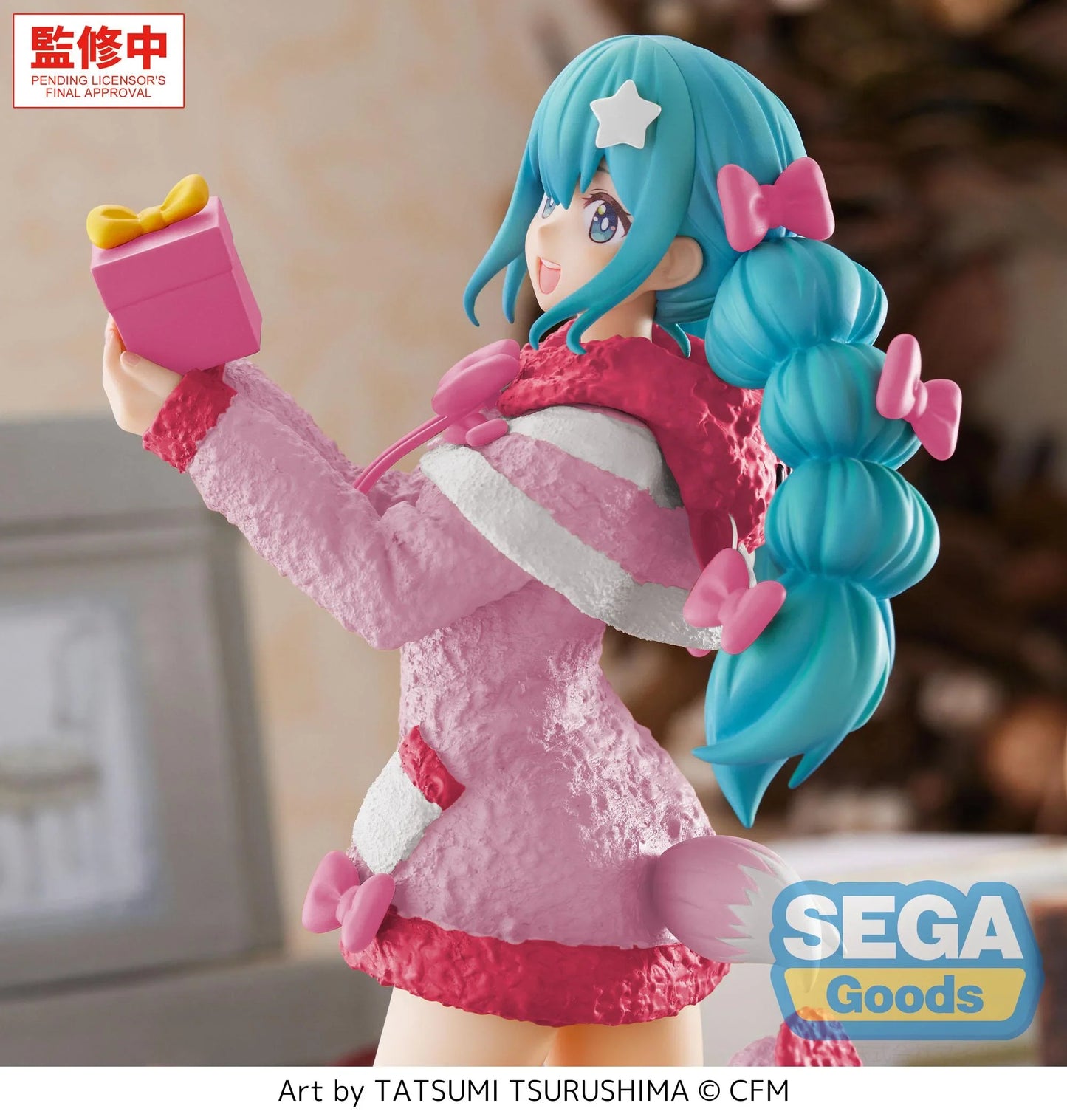 "Hatsune Miku Series" High Premium Figure Hatsune Miku Mokomoko Christmas Ver.