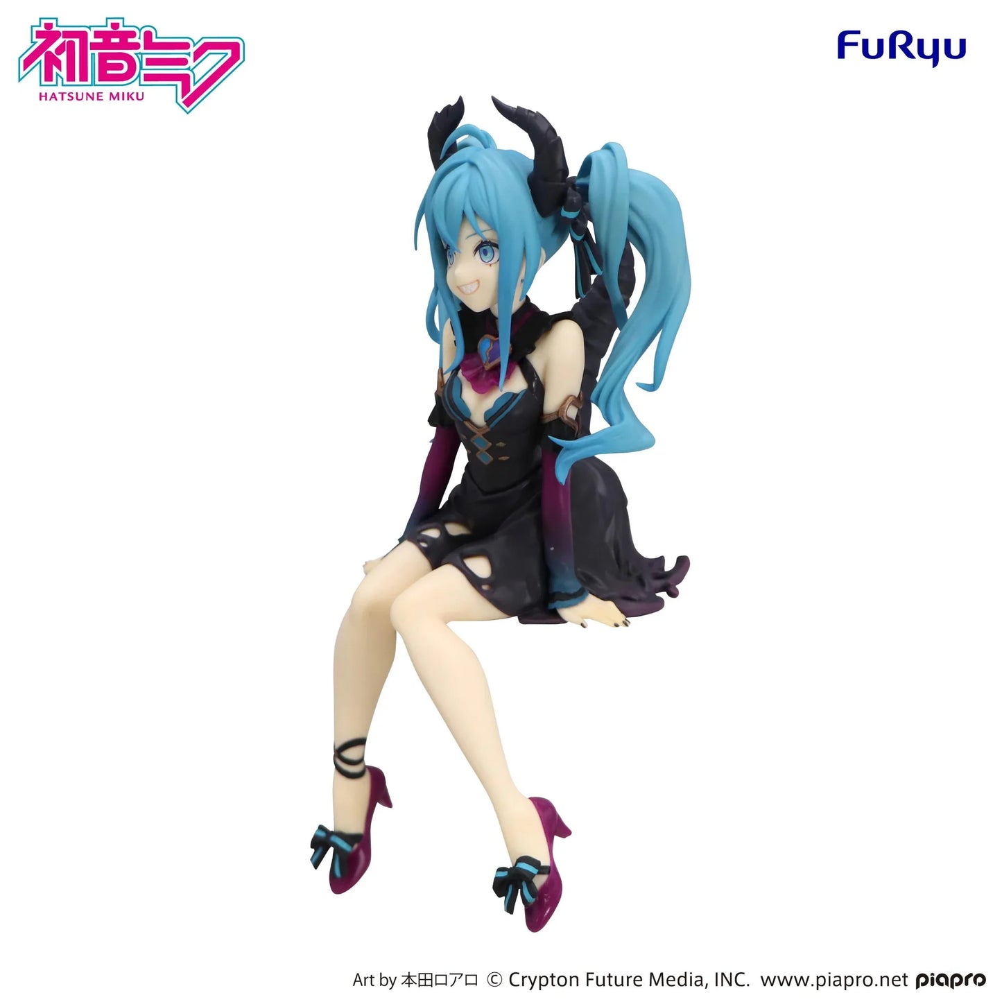 "Vocaloid Hatsune Miku" Noodle Stopper Figure Hatsune Miku Villain Ver.