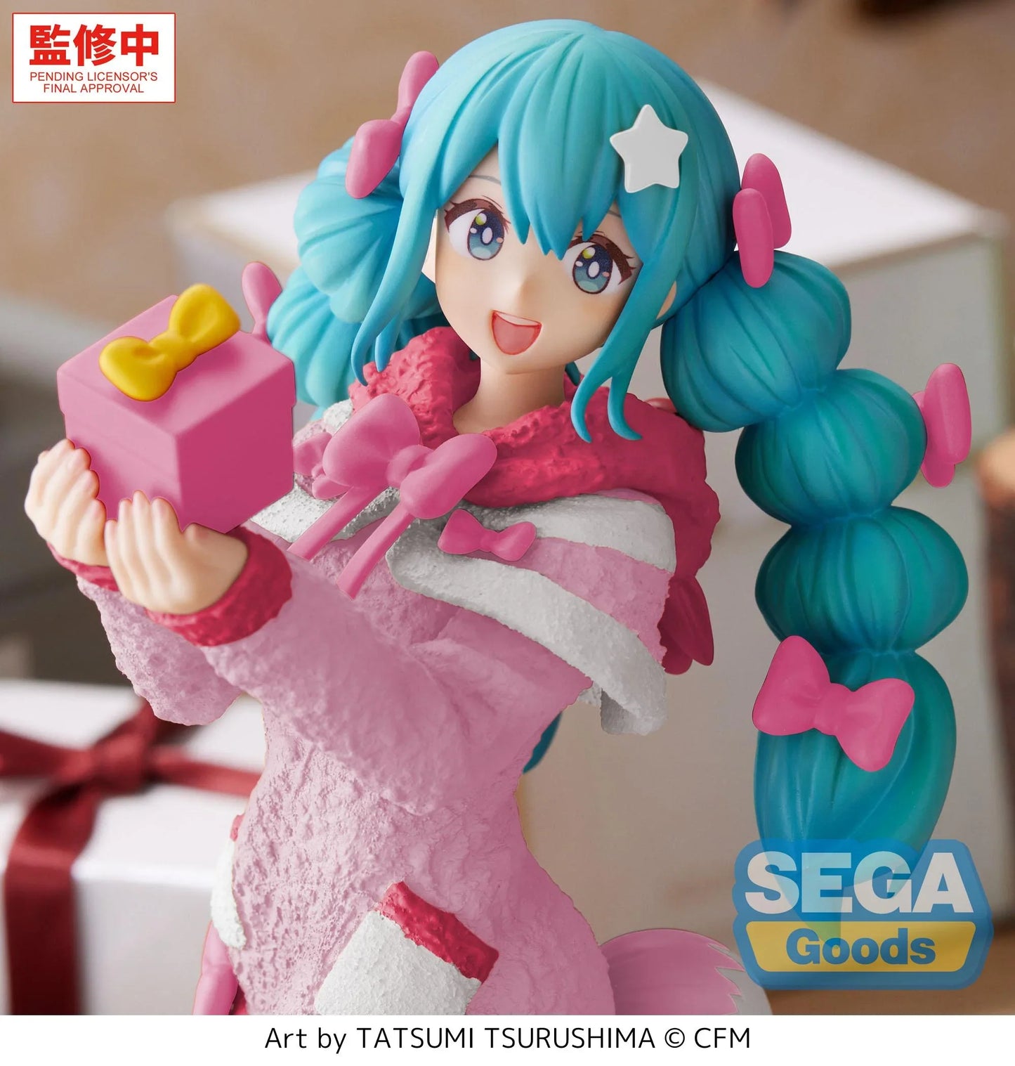 "Hatsune Miku Series" High Premium Figure Hatsune Miku Mokomoko Christmas Ver.