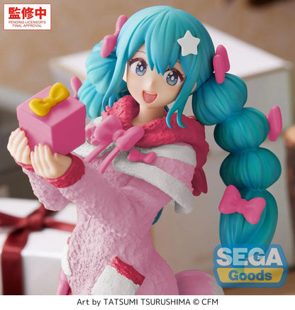 "Hatsune Miku Series" High Premium Figure Hatsune Miku Mokomoko Christmas Ver.