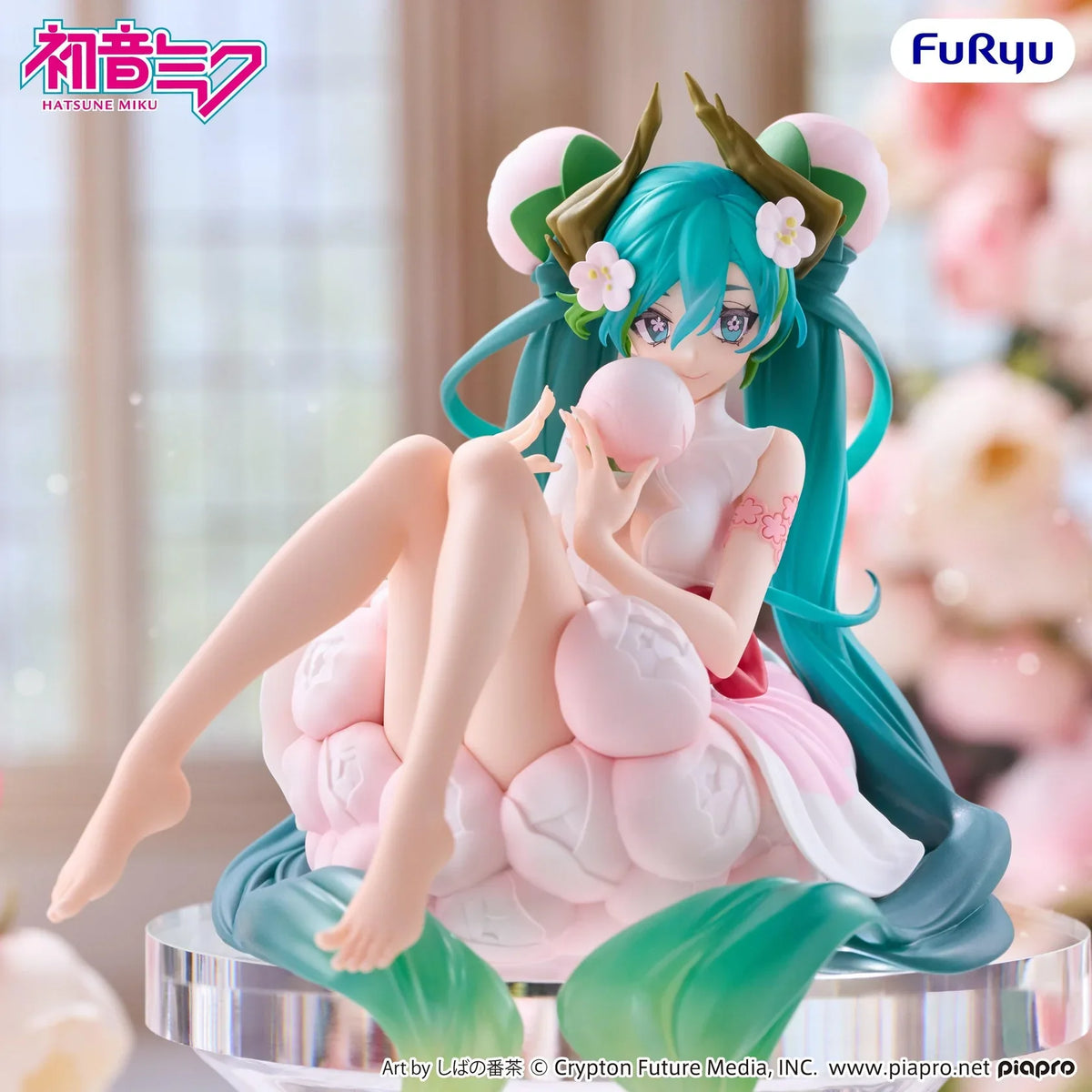 Hatsune Miku Noodle Stopper Figure Flower Fairy White -Plum Blossom-