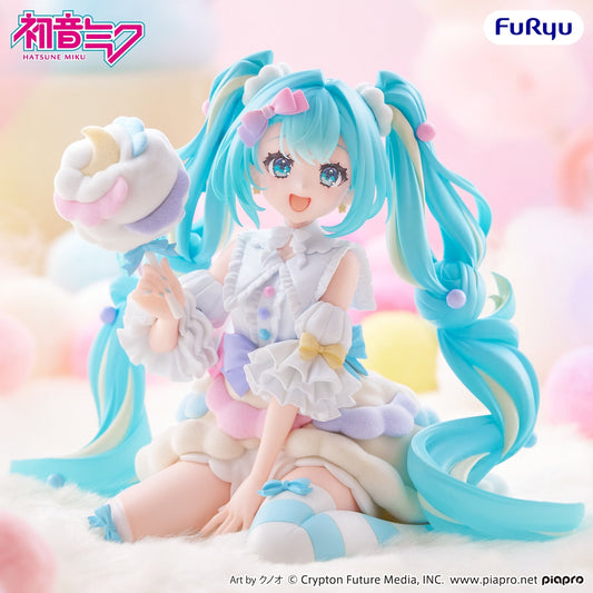 Hatsune Miku melffy figure Sugar Cloud/Cotton Candy
