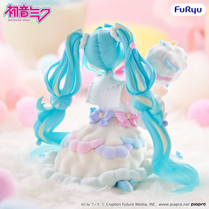 Hatsune Miku melffy figure Sugar Cloud/Cotton Candy