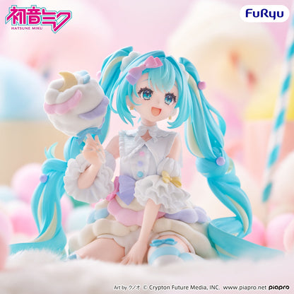 Hatsune Miku melffy figure Sugar Cloud/Cotton Candy