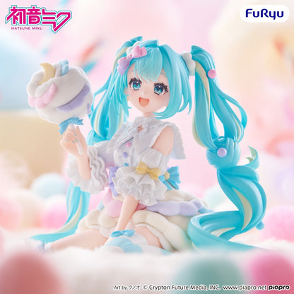 Hatsune Miku melffy figure Sugar Cloud/Cotton Candy