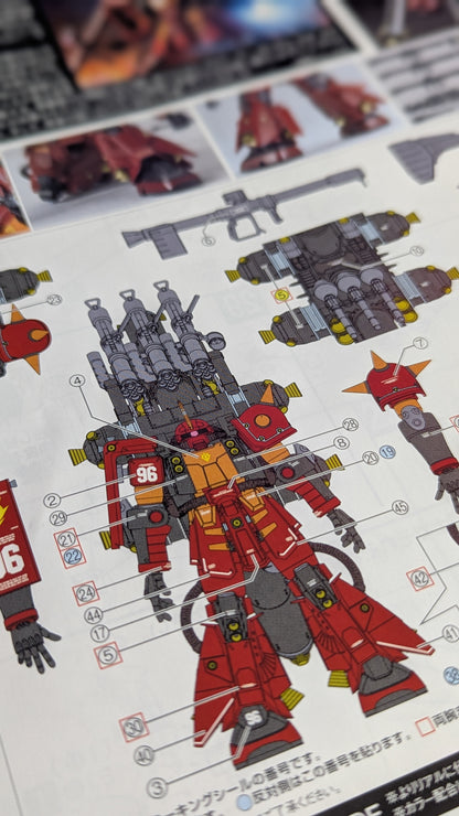 HG High Mobility Type Zaku Psycho Zaku (Gundam Thunderbolt Ver.) Anime Ver.