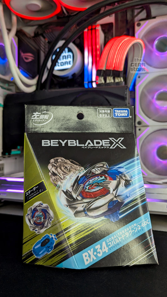 Beyblade X BX-34 Starter: Cobalt Dragoon 2-60C