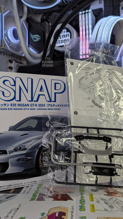 Nissan R35 GT-R 2024 (Ultimate Metal Silver) - Aoshima alternate product view 16