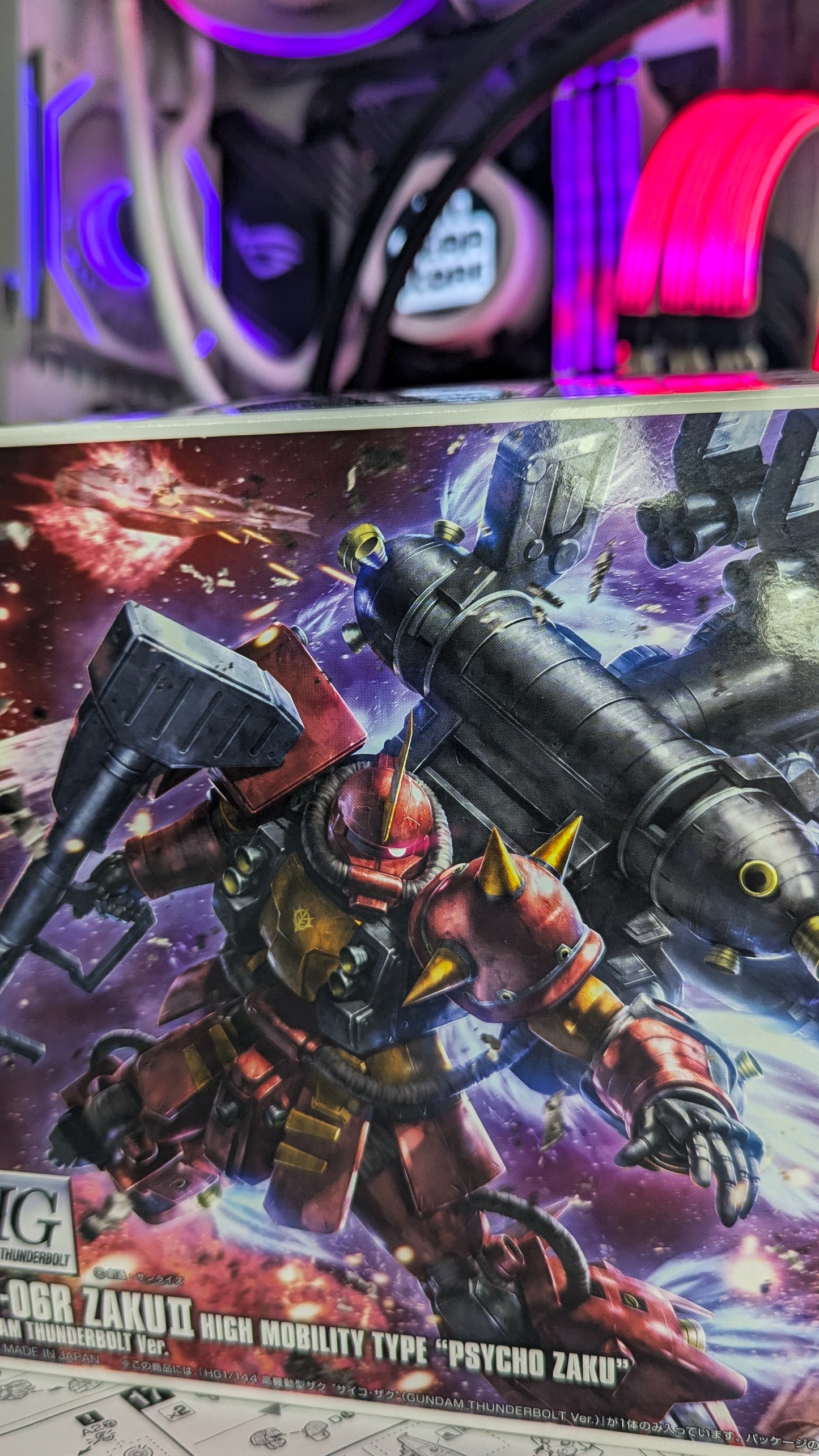 HG High Mobility Type Zaku Psycho Zaku (Gundam Thunderbolt Ver.) Anime Ver.