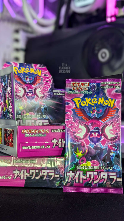 Pokemon Scarlet & Violet Expansion Pack Night Wanderer (Single Pack - JP text)