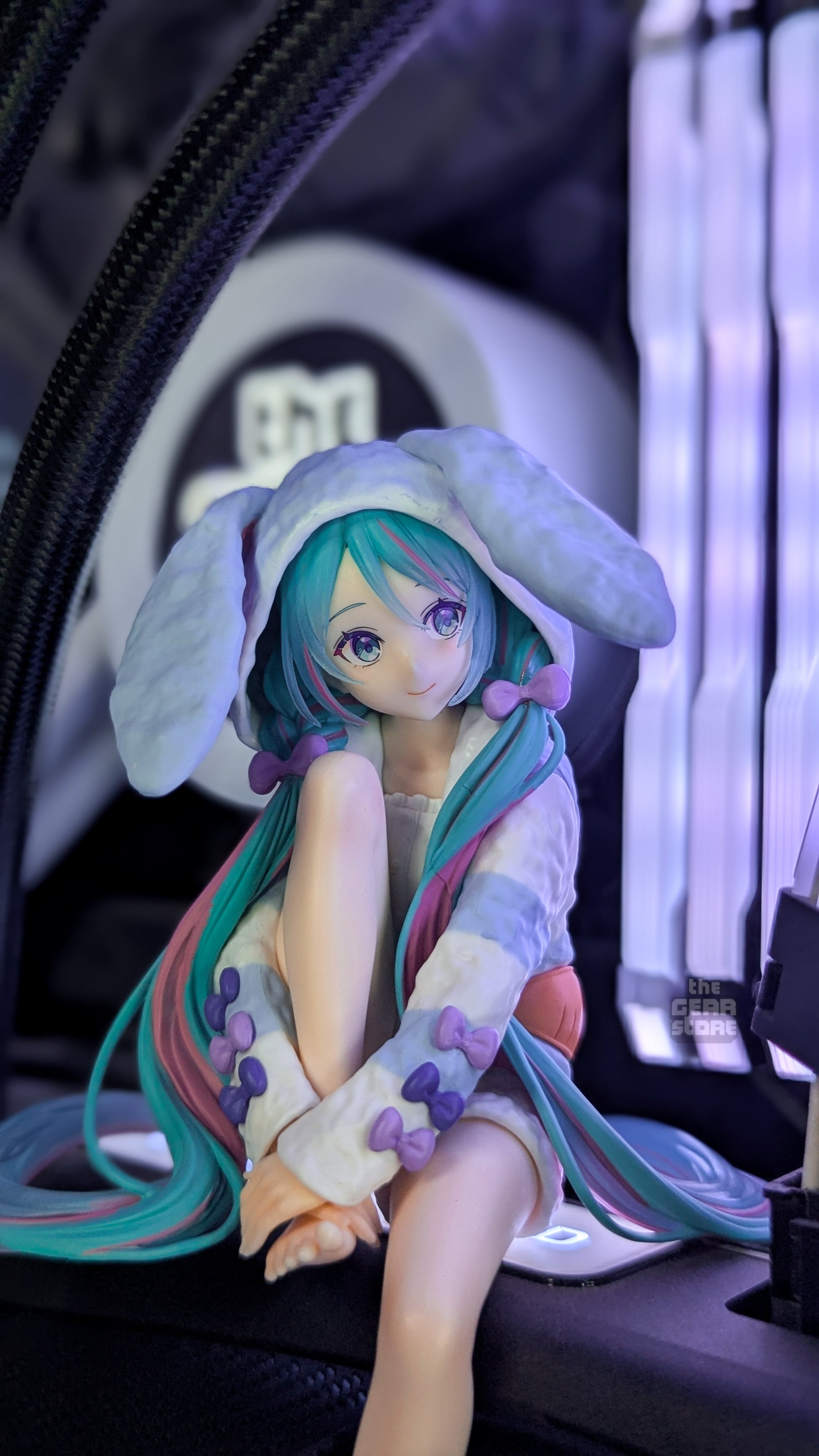 Hatsune Miku - FuRyu (Blue Rabbit Ear Hood Ver.) alternate product view 6