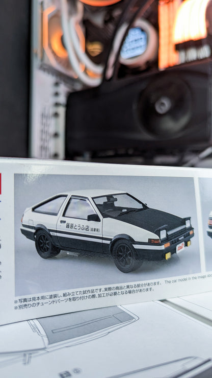 1/24 Takumi Fujiwara AE86 Trueno Project D Ver.