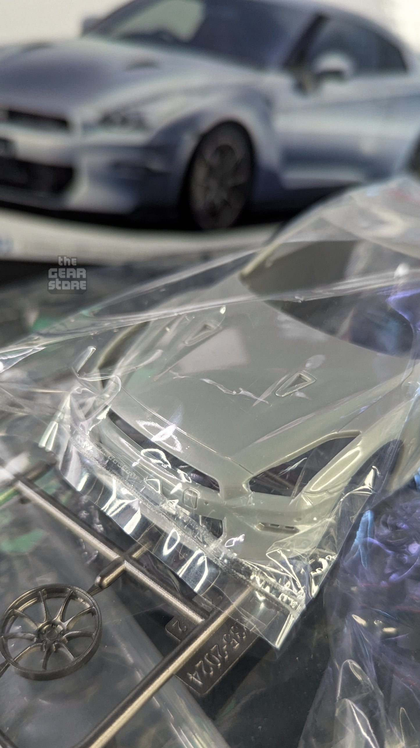 Nissan R35 GT-R 2024 (Ultimate Metal Silver) - Aoshima alternate product view 4