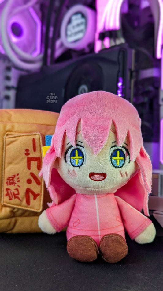 Plushie Hitori Gotoh: Sparkly-Eyed Ver. With Ripe Mango Box Carrying Case