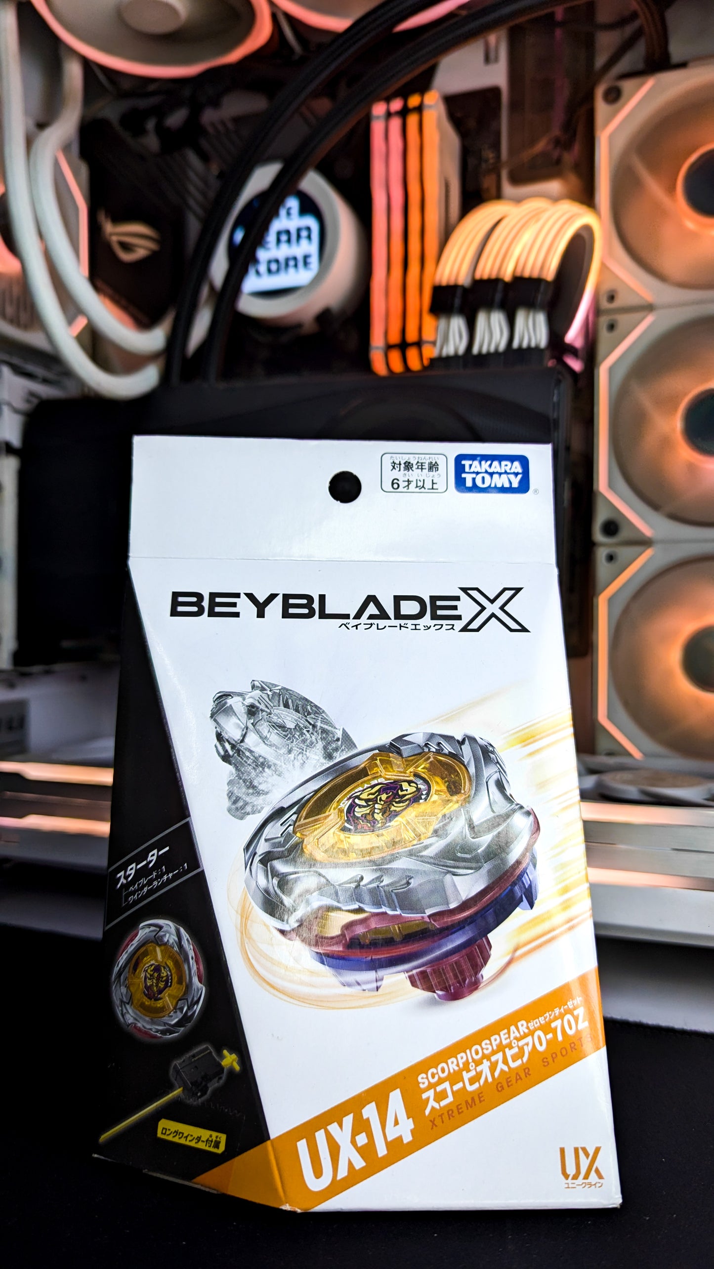 Beyblade X UX-14 Starter: Scorpio Spear 0-70Z