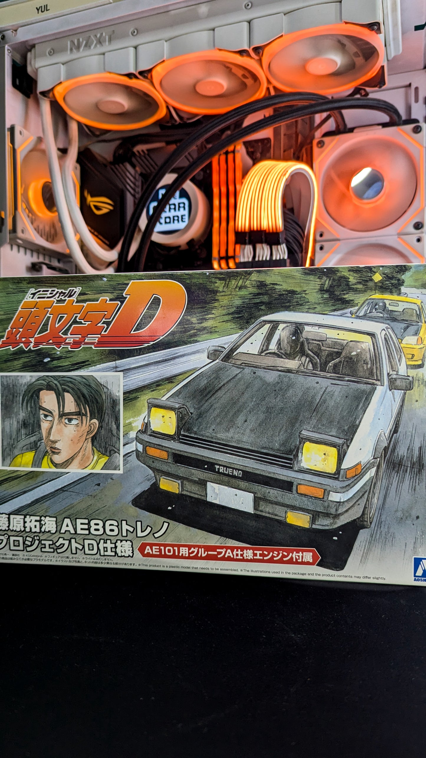 1/24 Takumi Fujiwara AE86 Trueno Project D Ver.