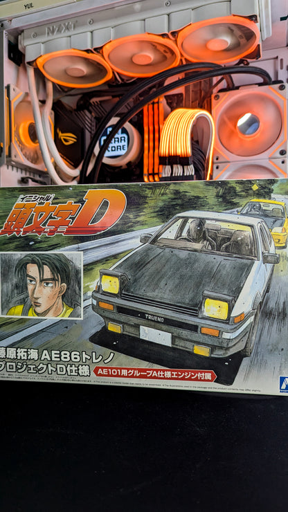 1/24 Takumi Fujiwara AE86 Trueno Project D Ver.