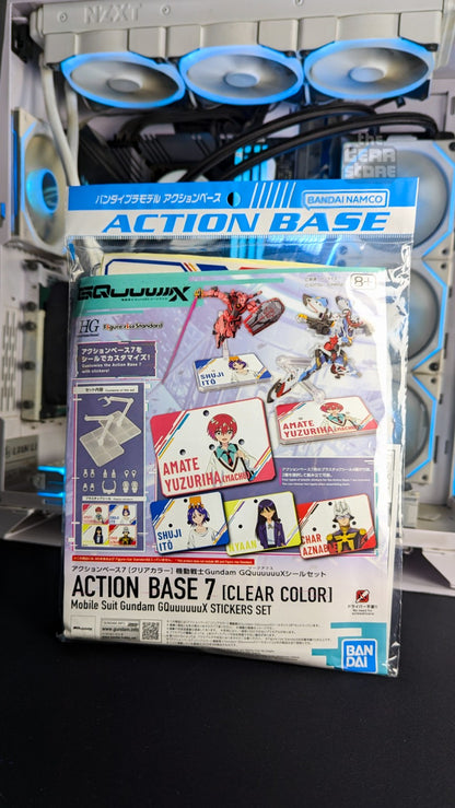 Action Base 7 Clear Color GQuuuuuuX Sticker Set rear package