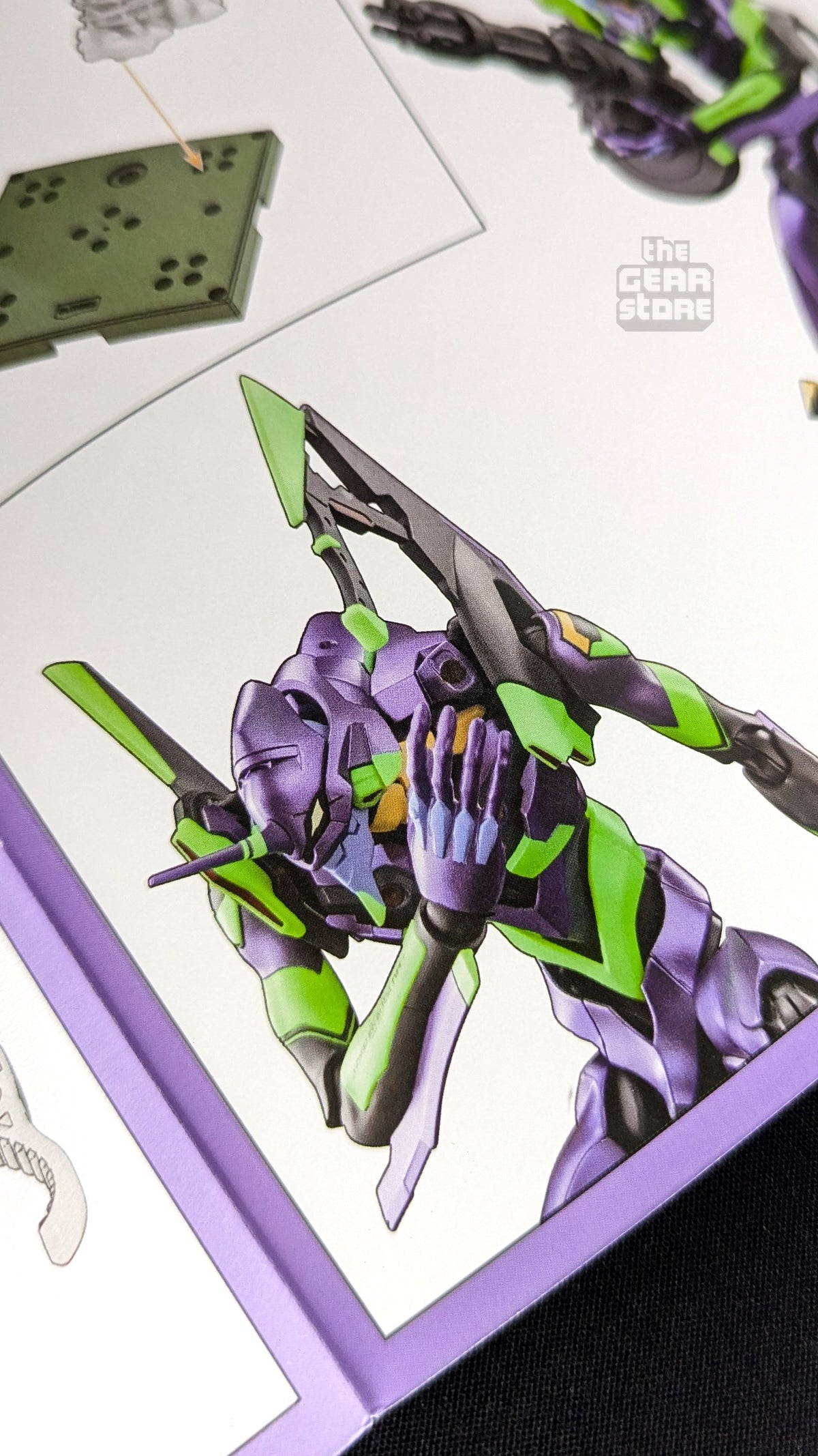 Evangelion Test Type-01 Blokees Action Edition (Rebuild): Instruction manual pose photo