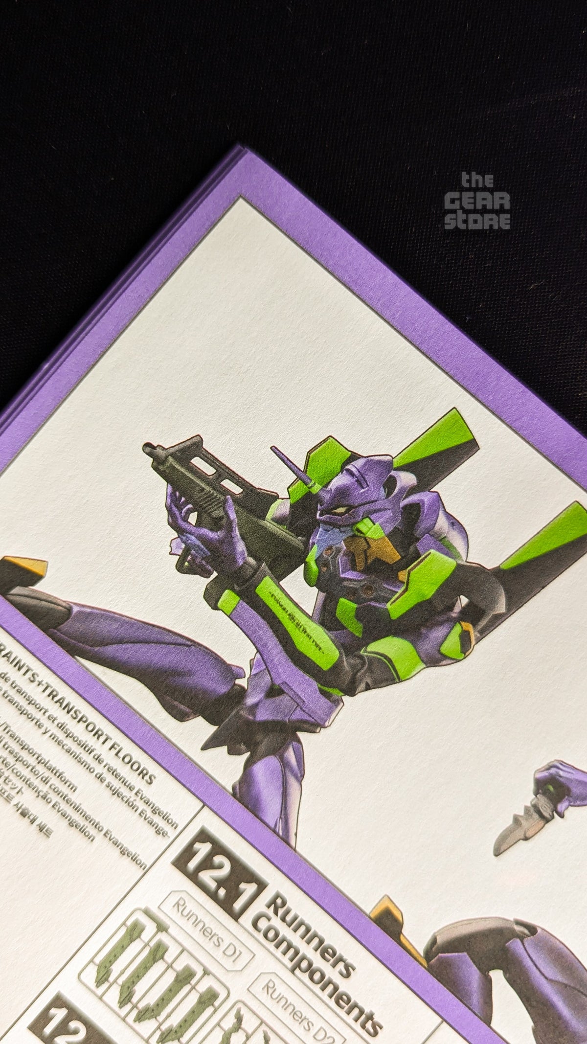 Evangelion Test Type-01 Blokees Action Edition (Rebuild): Instruction manual: rifle pose
