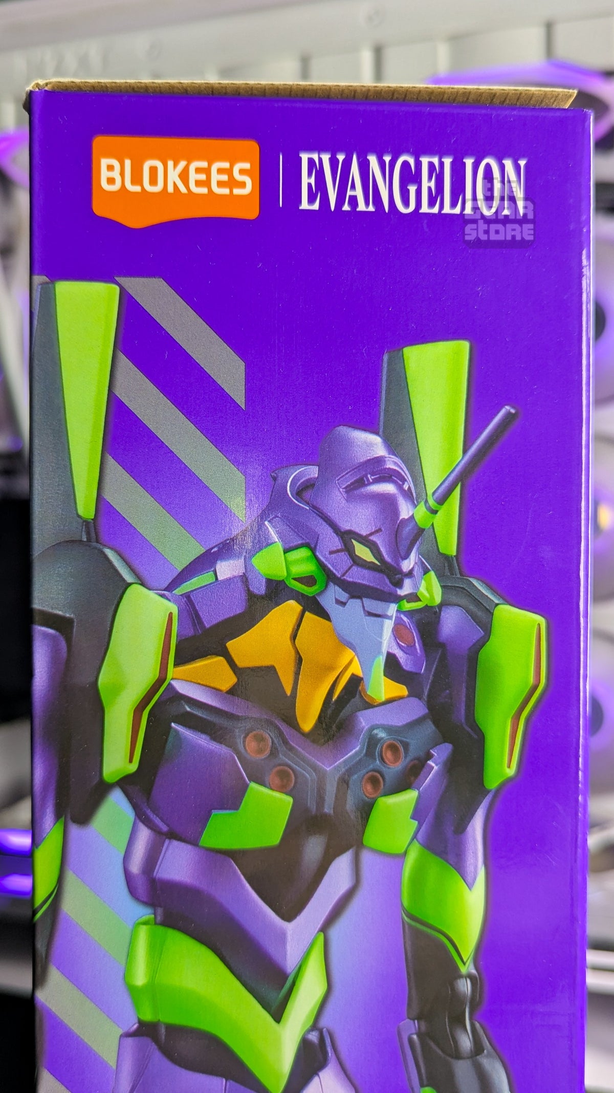 Evangelion Test Type-01 Blokees Action Edition (Rebuild): Box side art