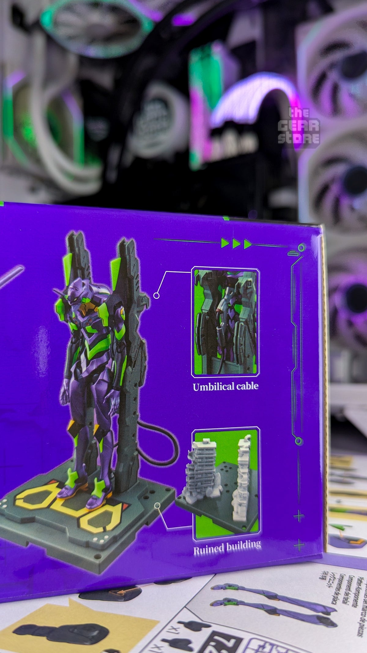 Evangelion Test Type-01 Blokees Action Edition (Rebuild): Holographic card on the instruction manual