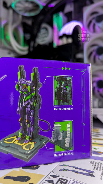Evangelion Test Type-01 Blokees Action Edition (Rebuild): Holographic card on the instruction manual