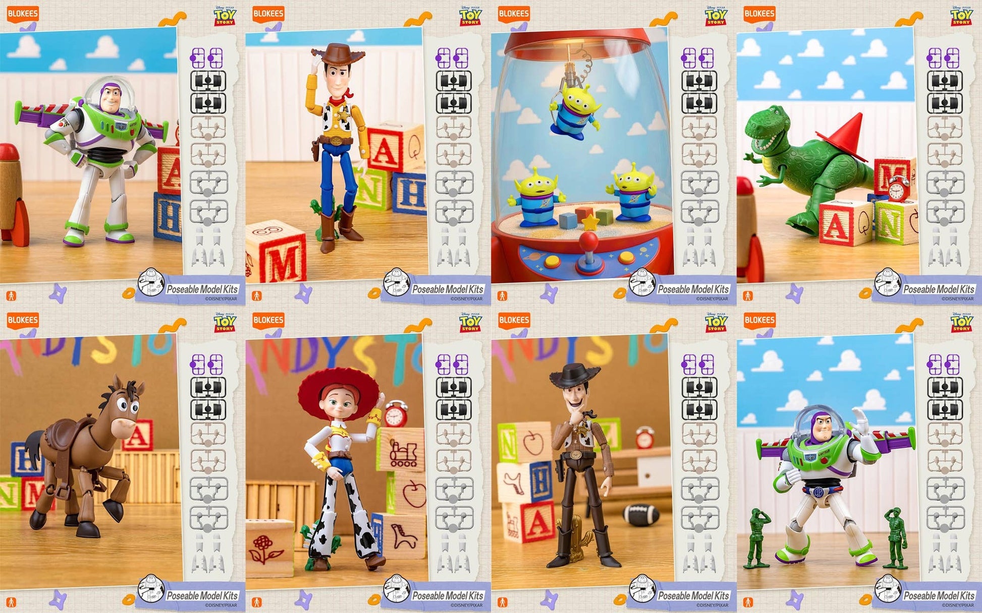 Blokees Toy Story Elite Ver. EV01 1Box 6pcs