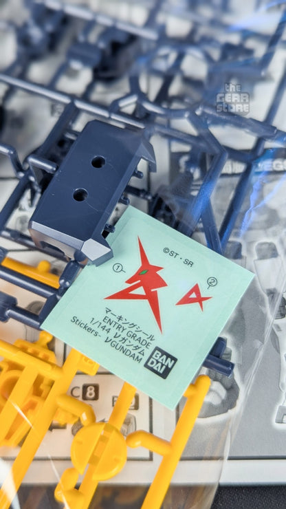 Entry Grade RX-93 Nu Gundam runners and marking stickers