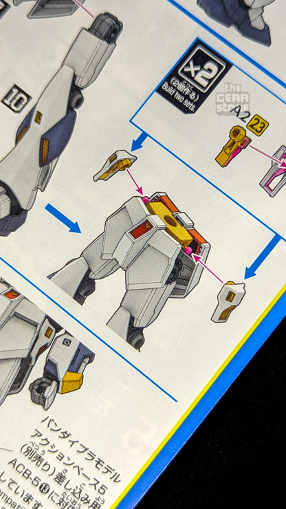 Entry Grade RX-93 Nu Gundam torso assembly instructions