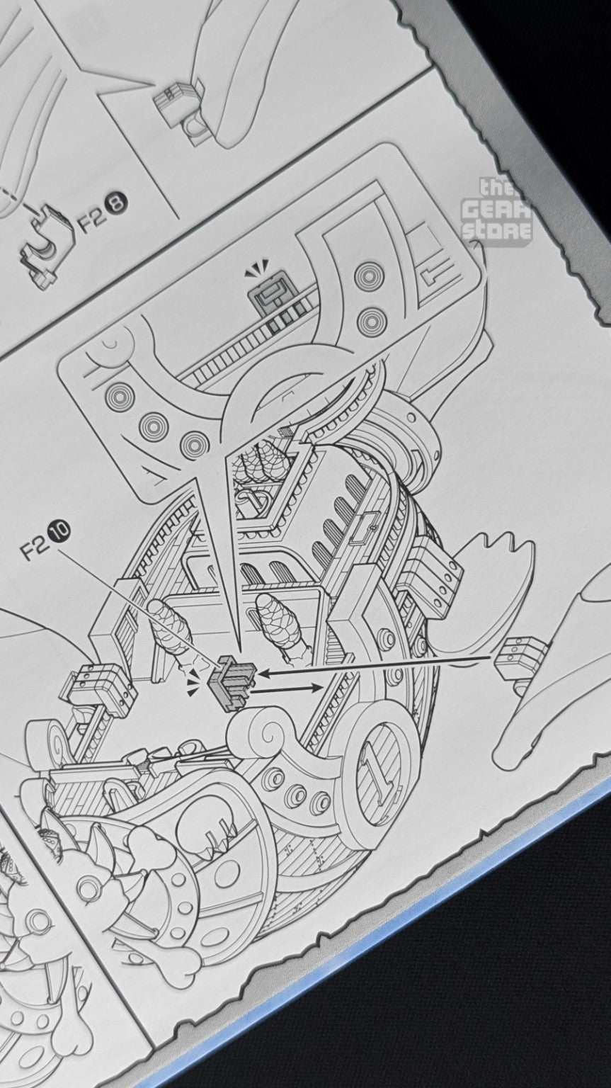 Thousand Sunny Flying Model ship assembly instructions