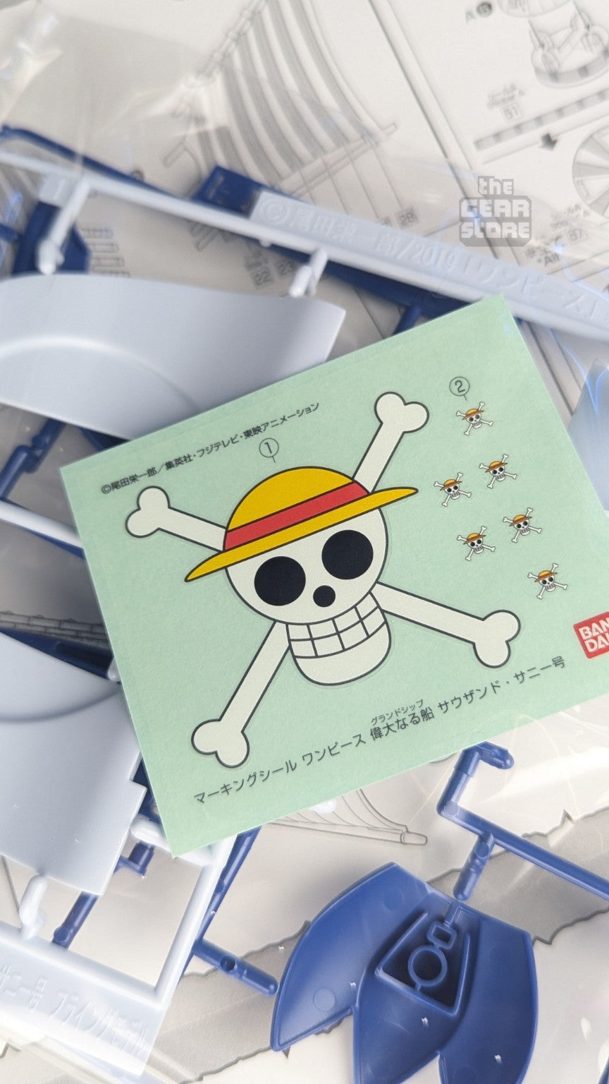 One Piece Thousand Sunny Jolly Roger marking stickers