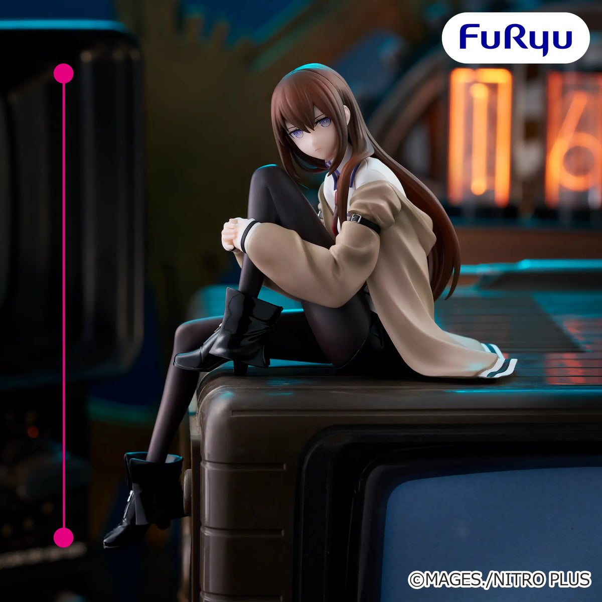 "STEINS;GATE" Noodle Stopper Figure Makise Kurisu