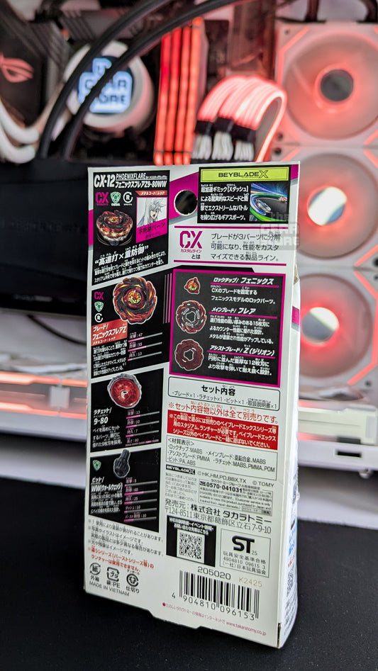BEYBLADE X CX-12 Booster Phoenix Flare Z9-80WW