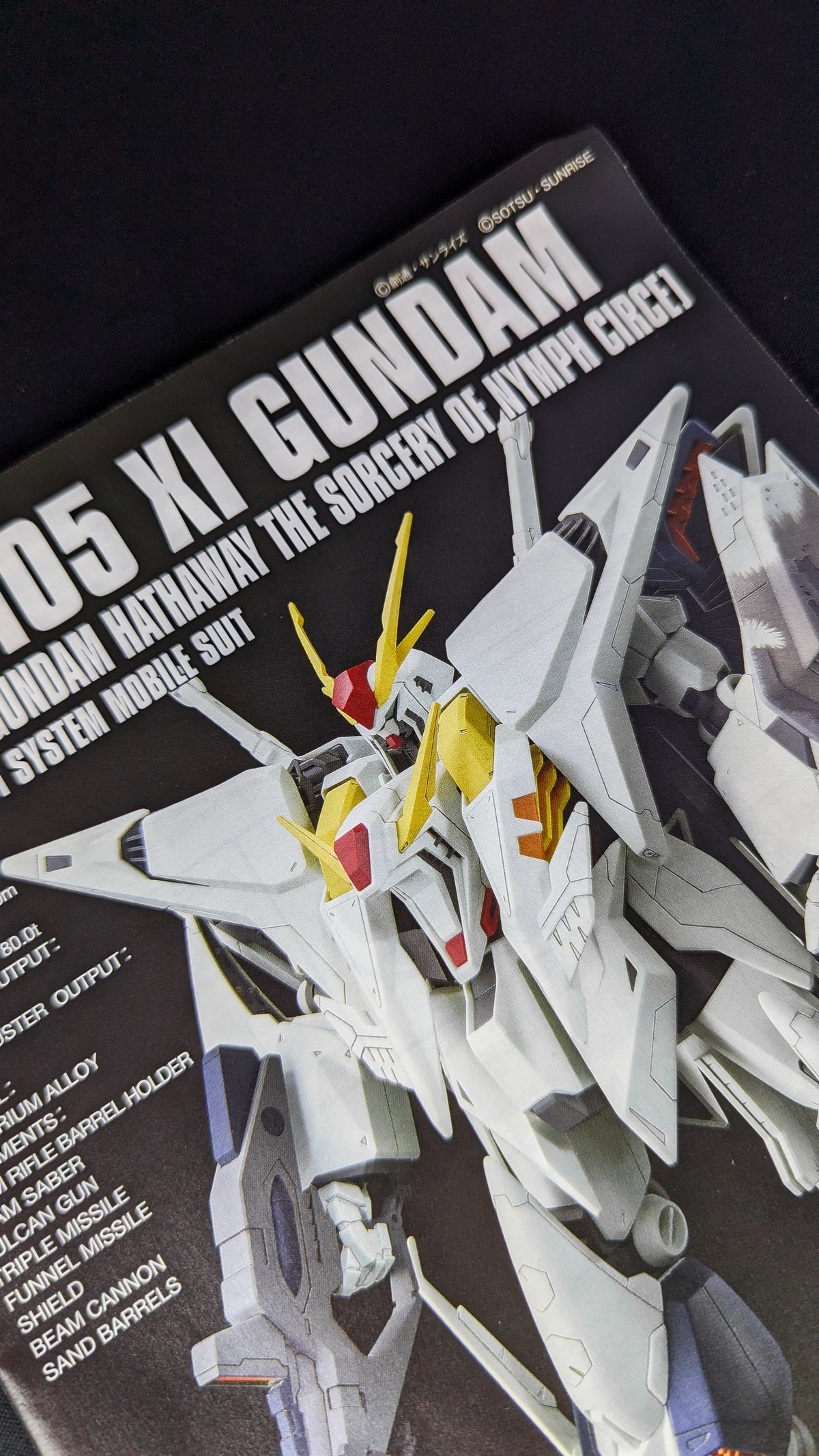HG 1/144 RX-105 Xi Gundam (Mobile Suit Gundam Hathaway: The Sorcery of Nymph Circe)