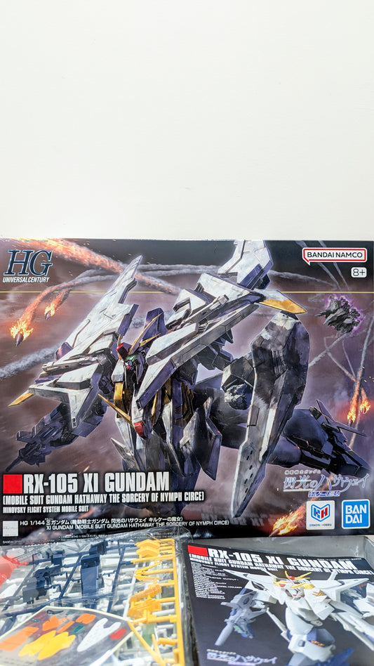 HG 1/144 RX-105 Xi Gundam (Mobile Suit Gundam Hathaway: The Sorcery of Nymph Circe)