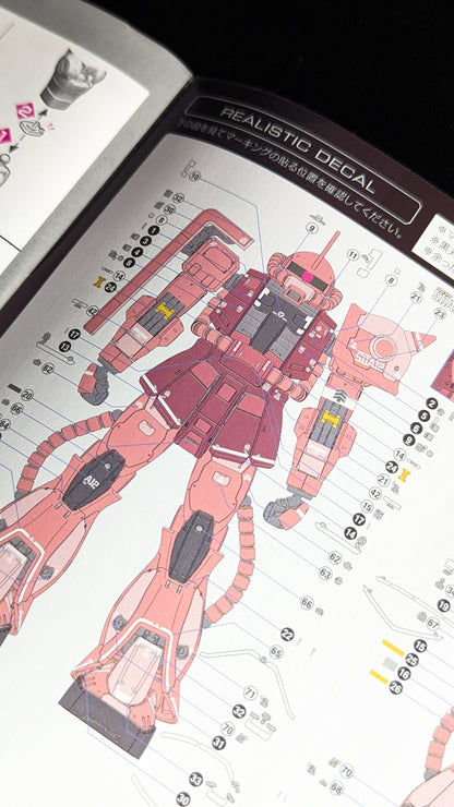 RG MS-06S Zaku II Char Aznable Custom Model