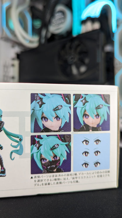 Box panel showing the kit's face plates and the sheet of eye-direction decals