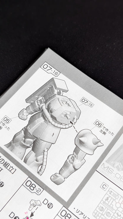 RG MS-06S Zaku II Char Aznable Custom Model