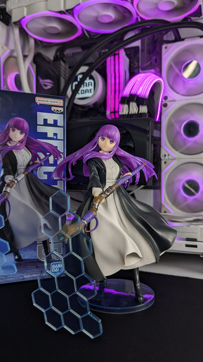 Banpresto Effectreme Fern figure displayed beside its box