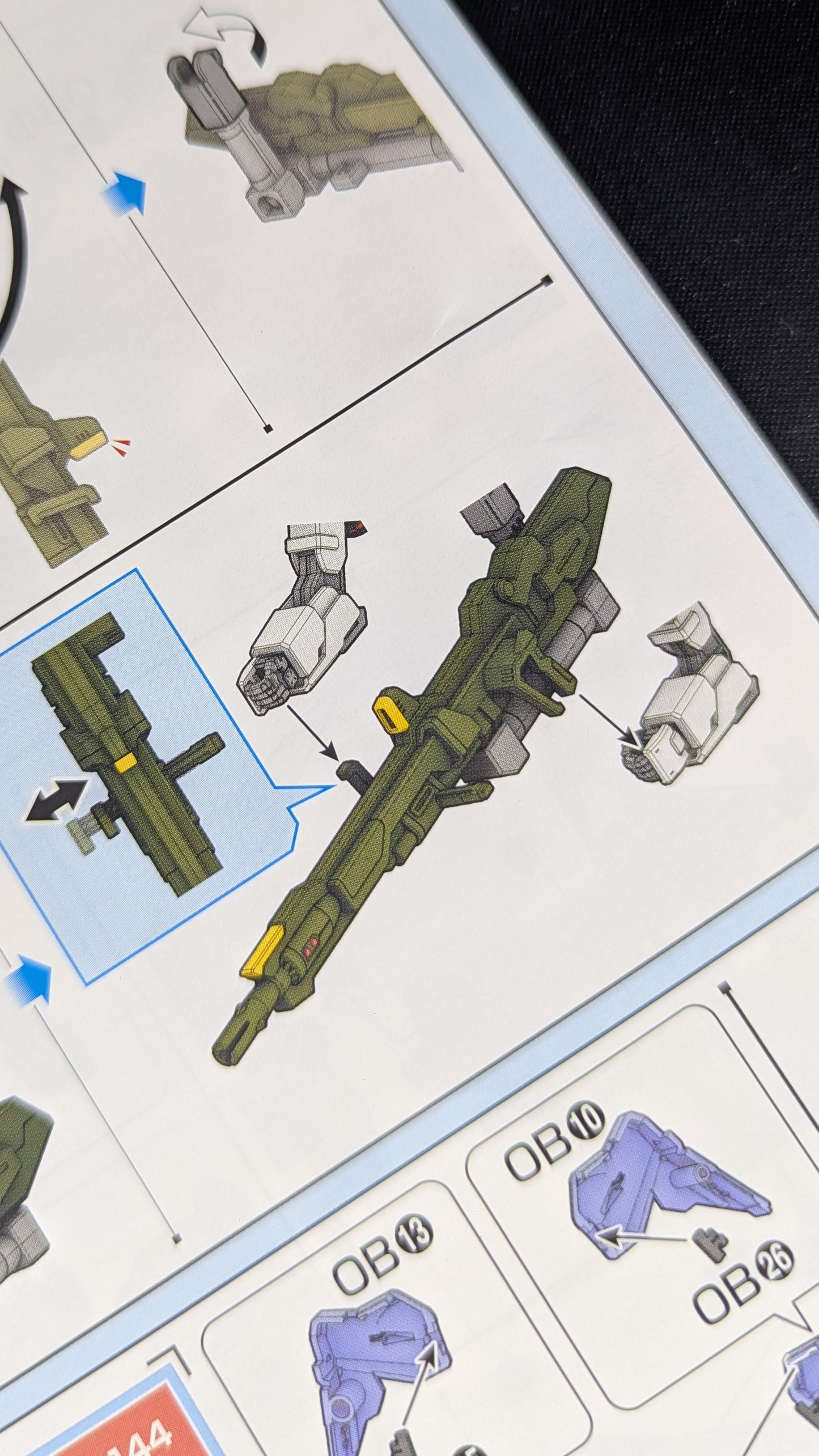 1/144 Option Parts Set Gunpla 02 (Launcher Striker & Sword Striker)